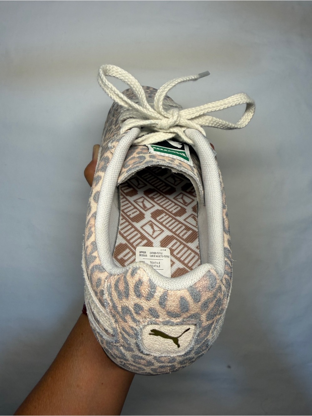 Puma Womens Arizona Leo Vapor Grey Like New US 7/ 39 - Picture 8 of 13